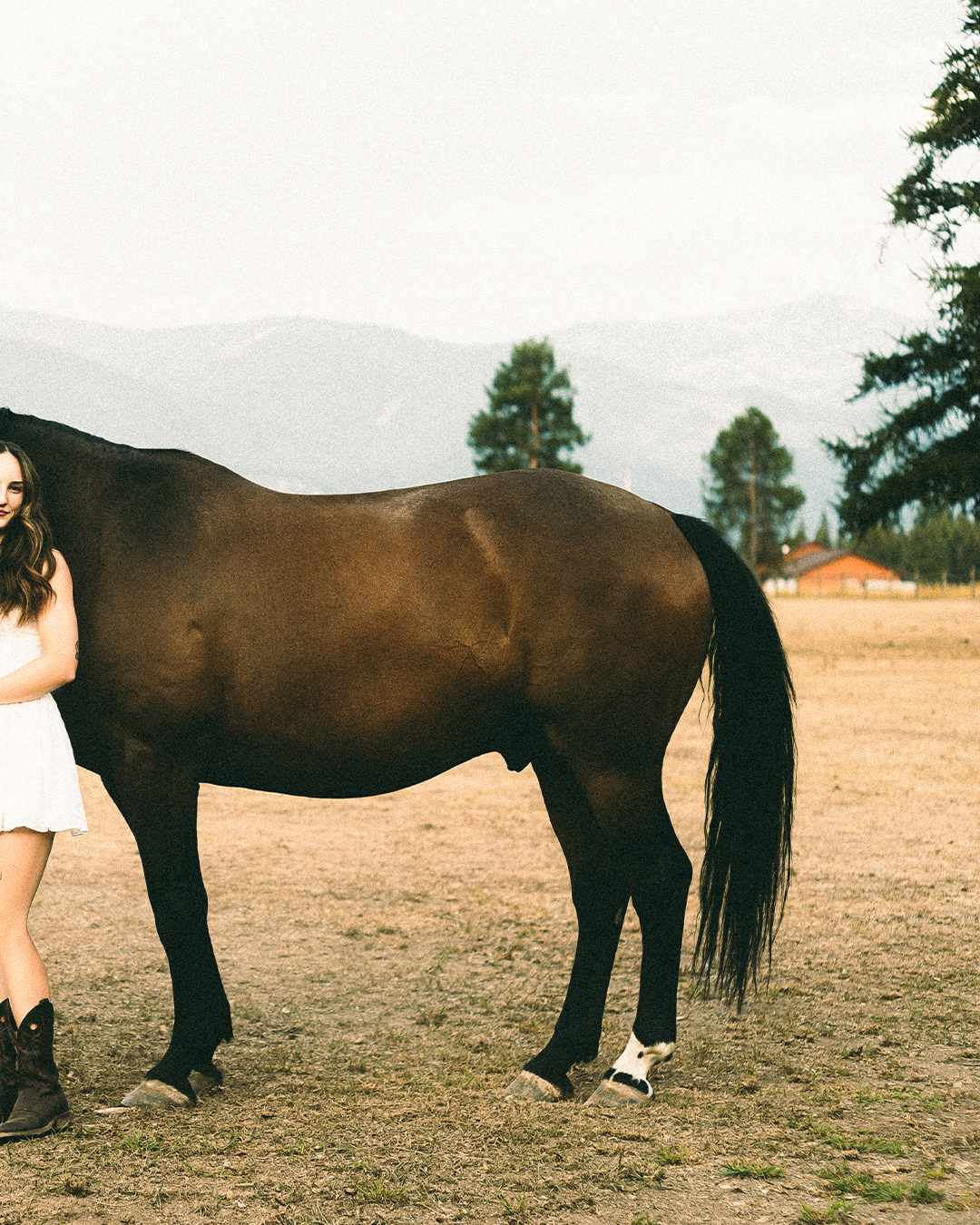 Creative Editorial Portraits with Horses on a Private Ranch in Montana — photograph 15 of 20